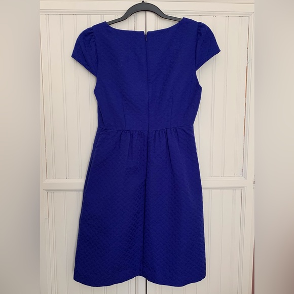 Anthropologie Royal Blue Mini Dress Size 0 - Picture 4 of 4